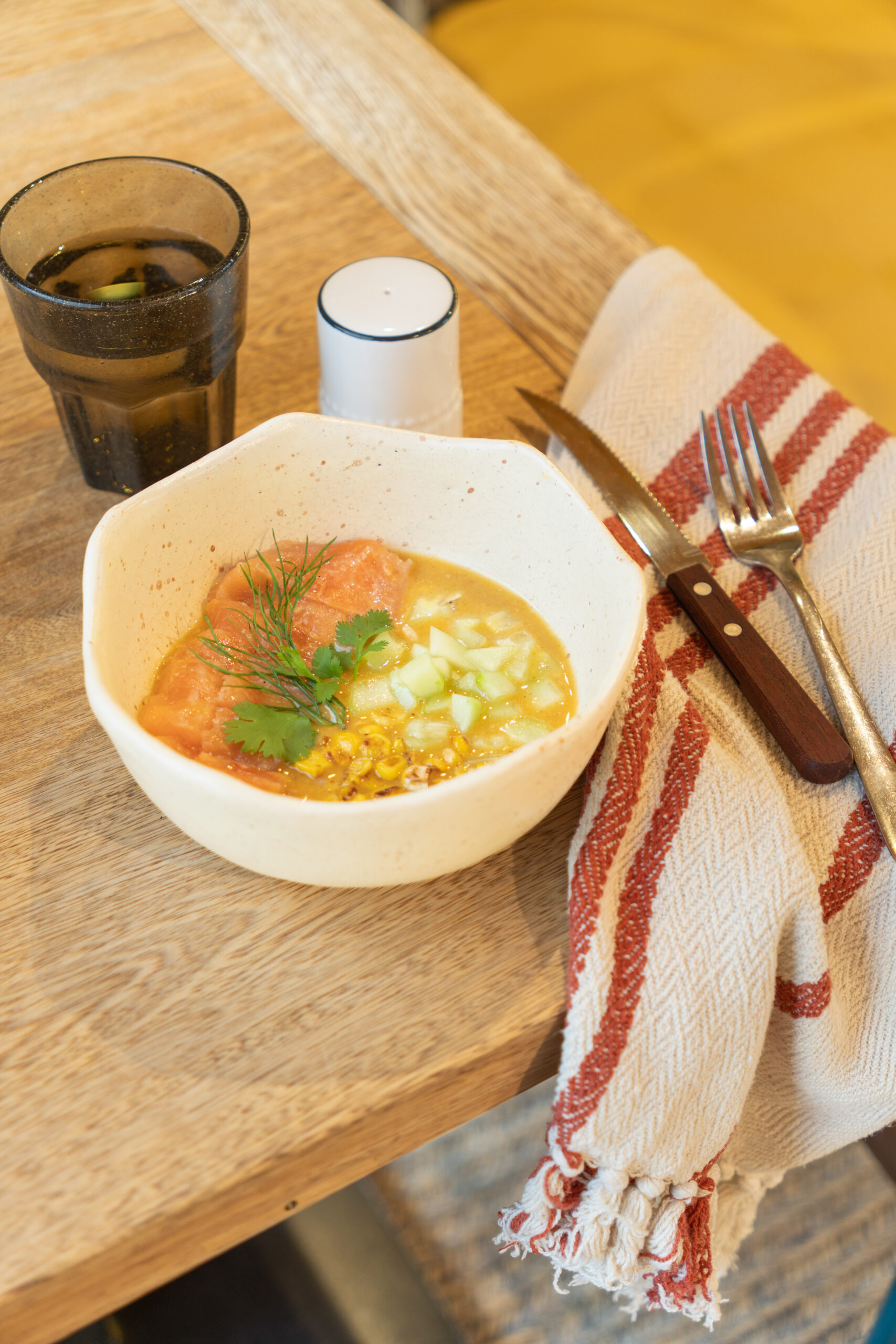 Plato de la carta de Plantación Cocina — cocina de autor en Jardín
